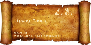 Lippay Maura névjegykártya